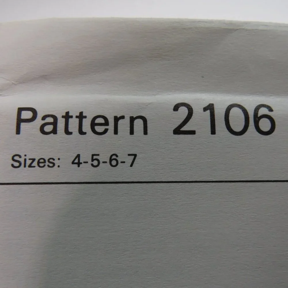 Kwik Sew 2106 Child Jacket/Coat UNCUT size 4-7 sewing pattern